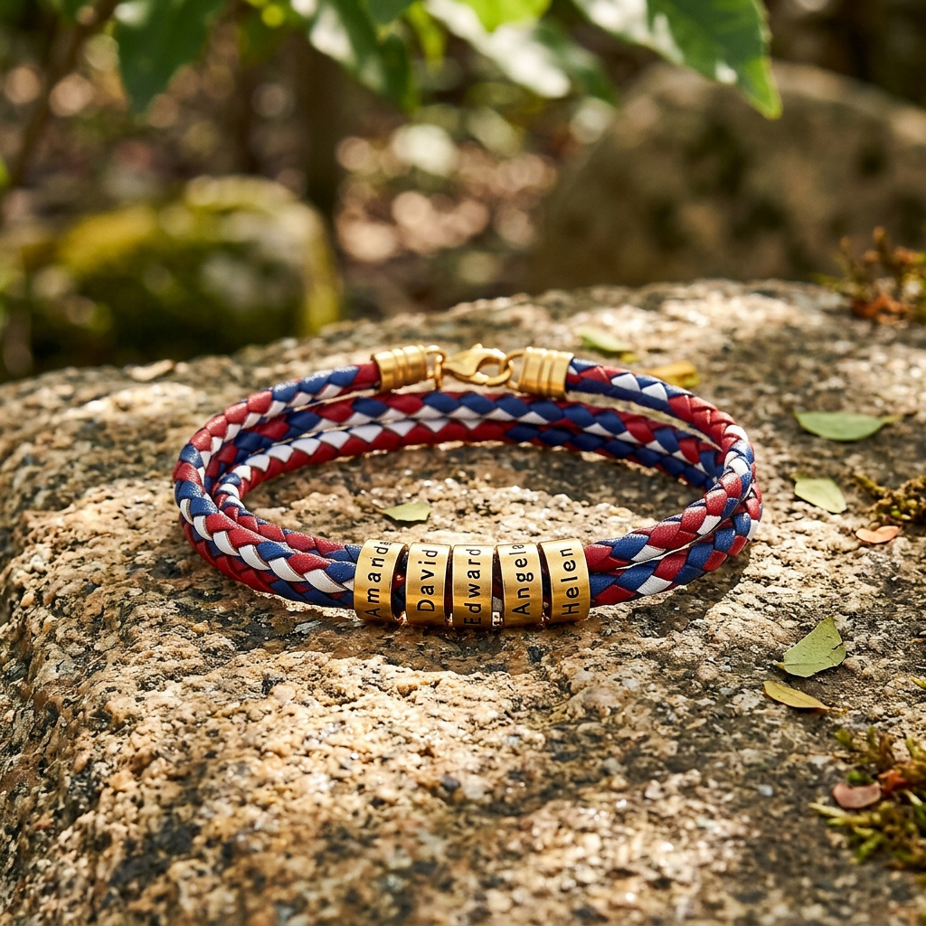 26 World Cup Cheer Bracelet Customizable with Names of Idols Fans Family for Men and Women