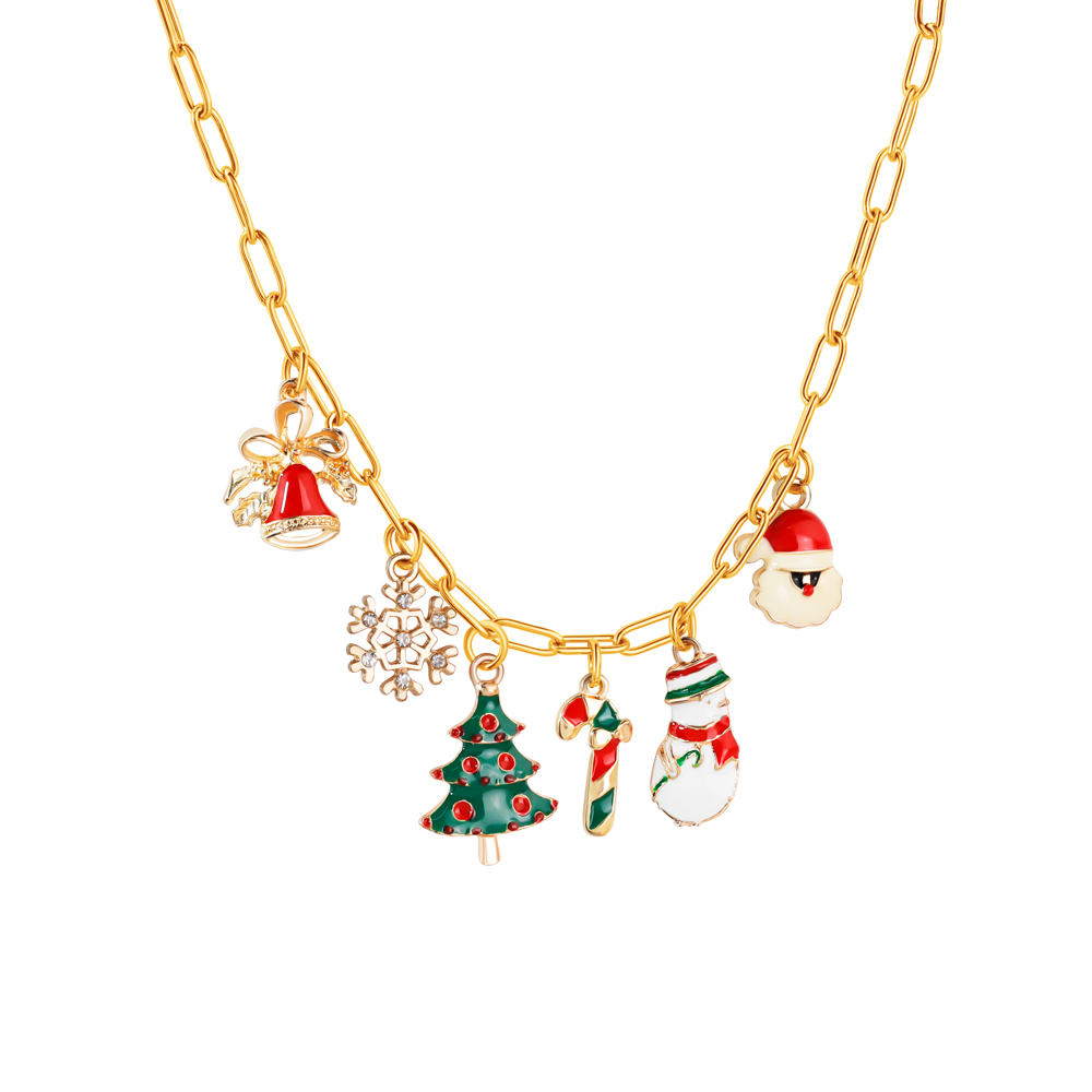 Christmas pendant DIY necklace