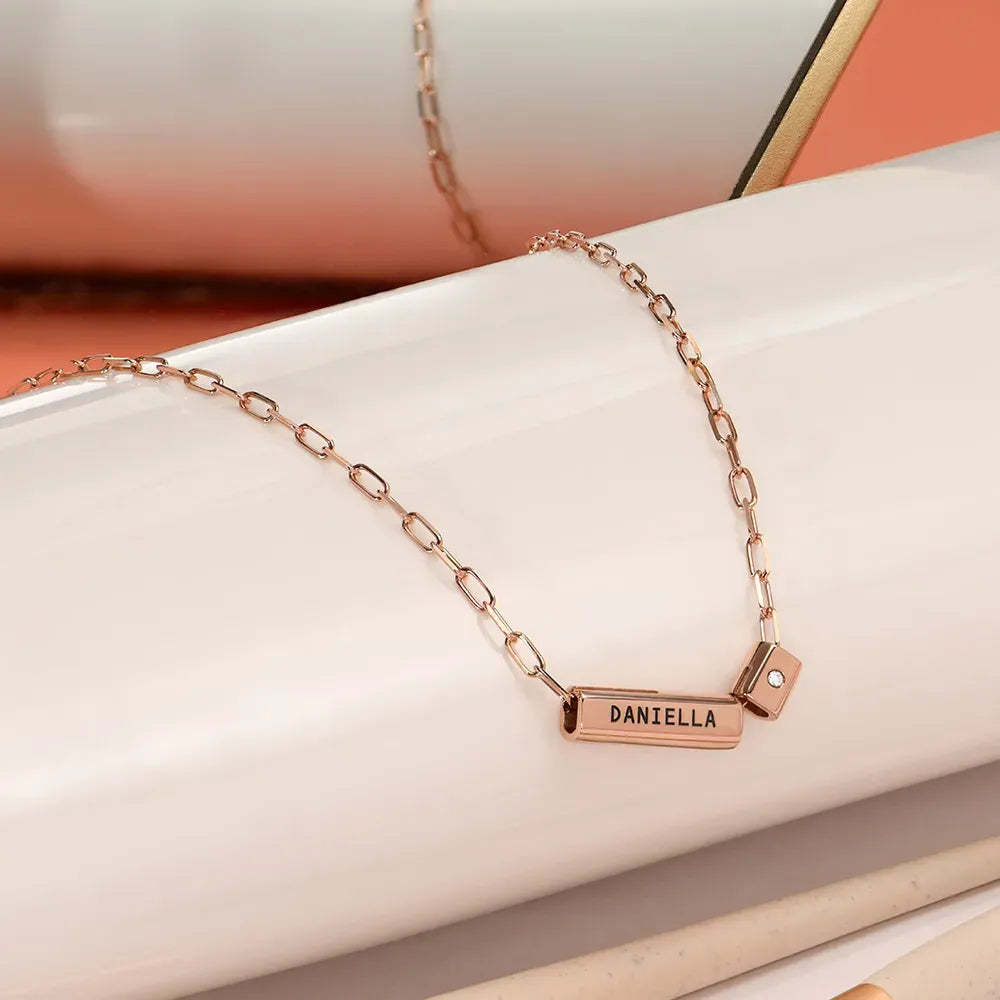 Christmas Gift Modern Tube Necklace