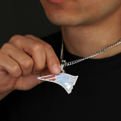 Patriots Football Fans Necklace