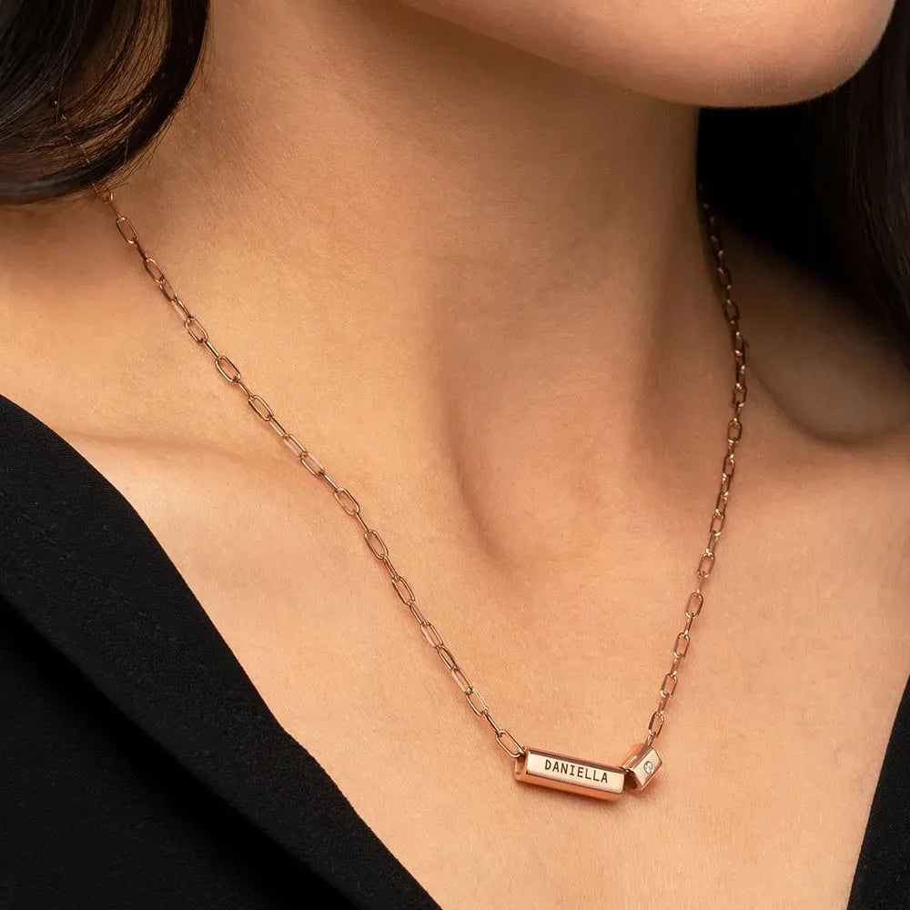 Christmas Gift Modern Tube Necklace