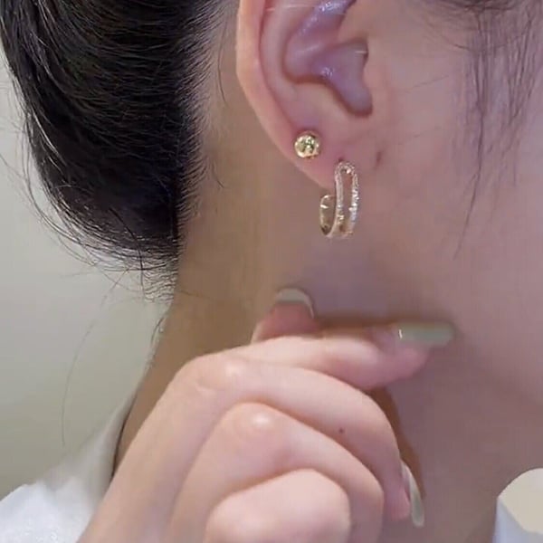 Mother's Day Gift Pearl Earrings Various Wearing Style