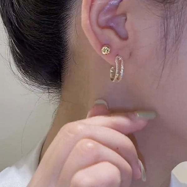 Mother's Day Gift Pearl Earrings Various Wearing Style