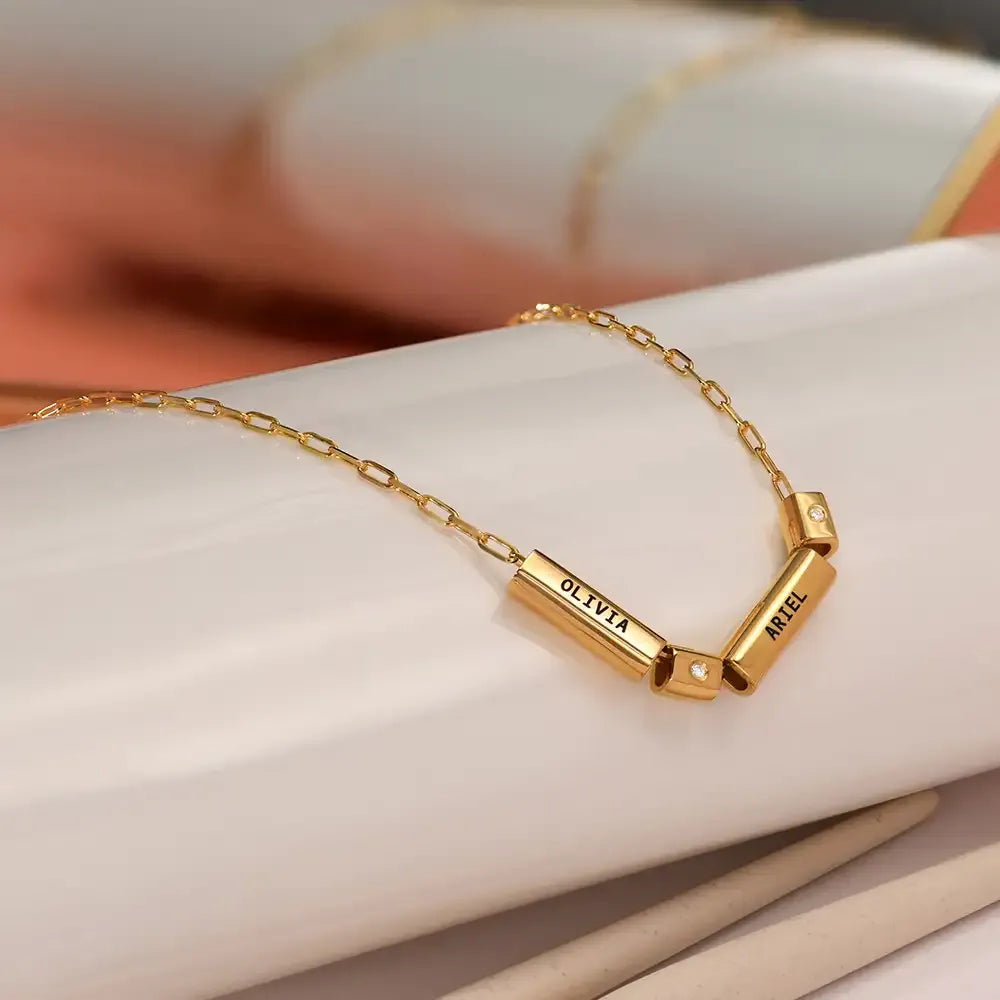Christmas Gift Modern Tube Necklace