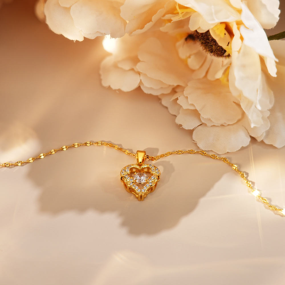 Gilded Bloom Diamond Necklace