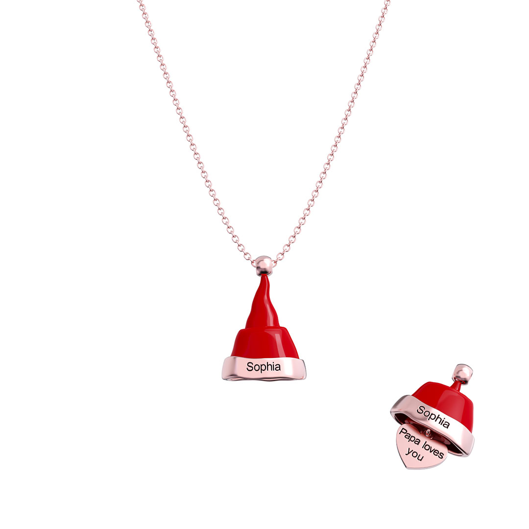 Secret Necklace in the Santa Hat