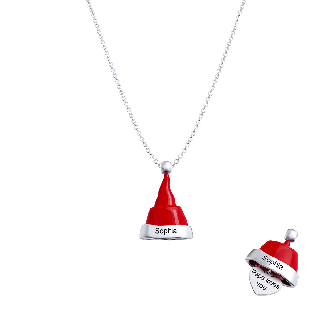 Secret Necklace in the Santa Hat