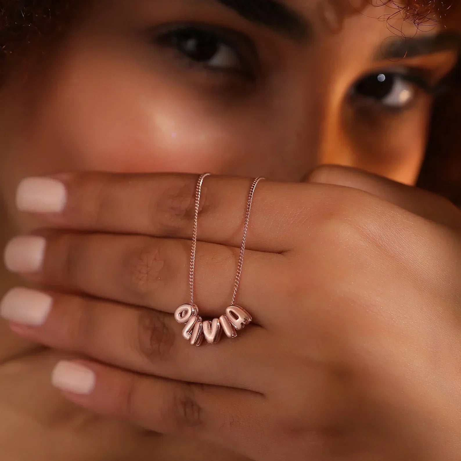 Buy 1 Get 2 FREE🎁Bubble Name Necklace