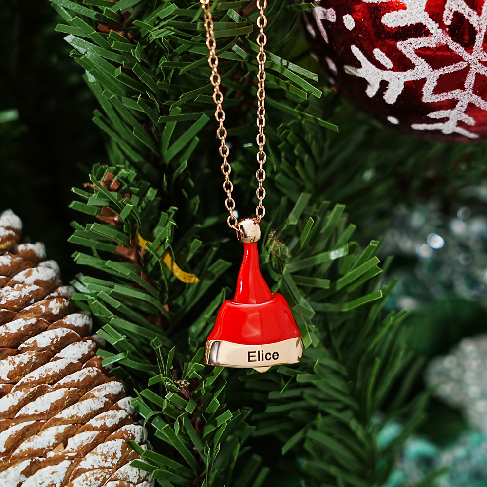 Secret Necklace in the Santa Hat