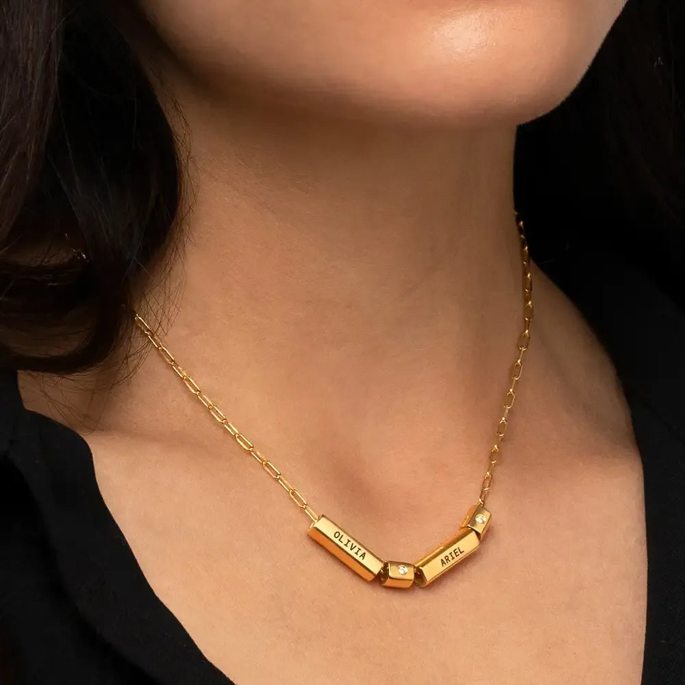 Christmas Gift Modern Tube Necklace