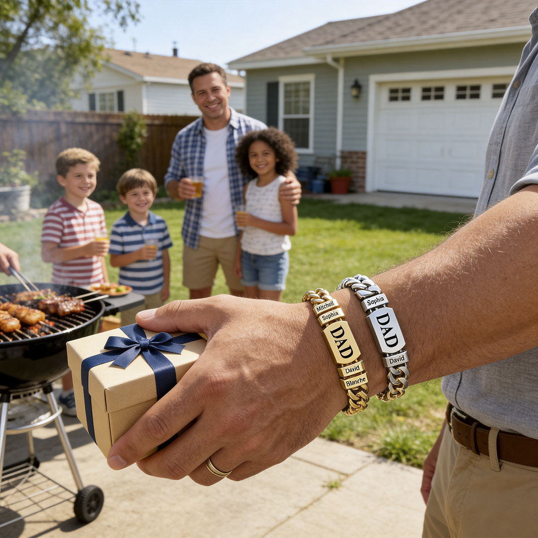 Cuban Chain Bracelet Father's Day Mother's Day Gift