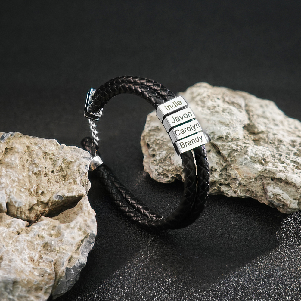 Custom Beads Classic & Retro Braided Bracelet