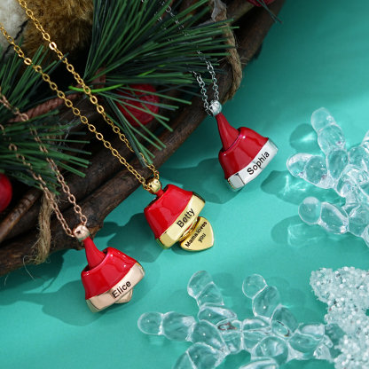 Secret Necklace in the Santa Hat
