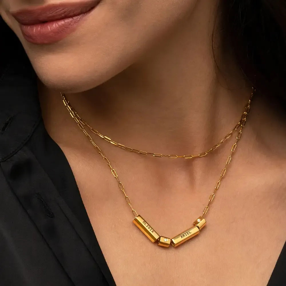 Christmas Gift Modern Tube Necklace