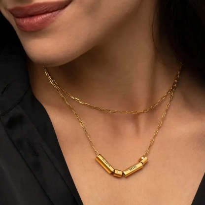 Christmas Gift Modern Tube Necklace