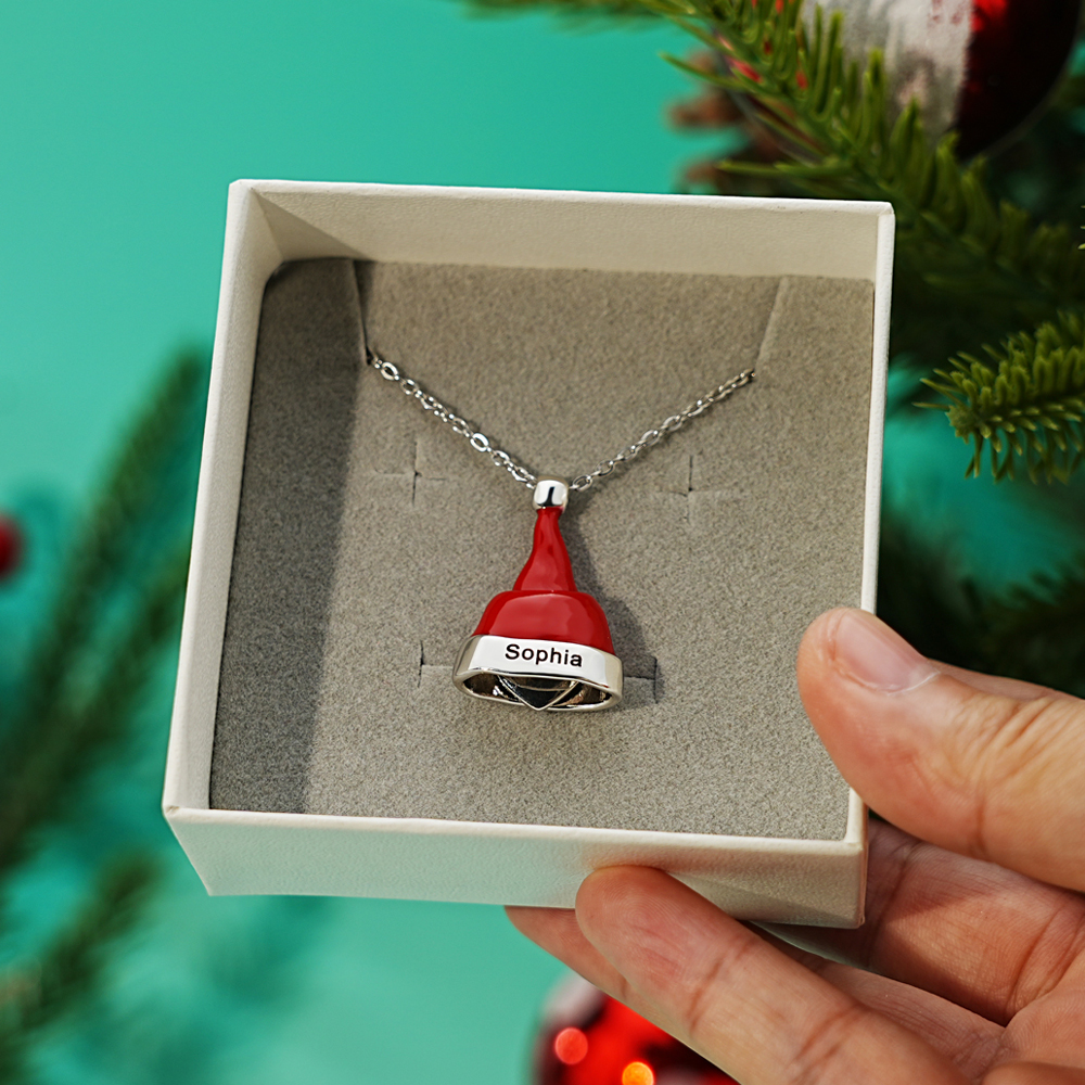 Secret Necklace in the Santa Hat