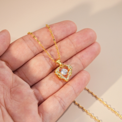 Gilded Bloom Diamond Necklace