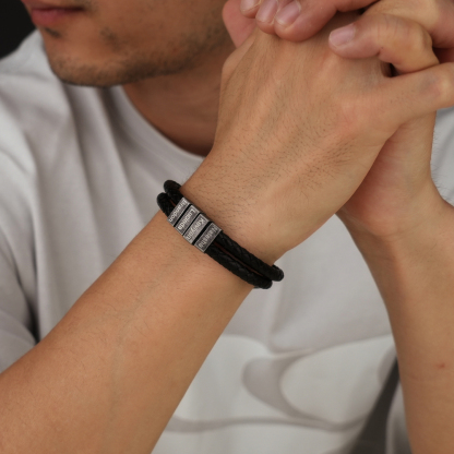 Custom Beads Classic & Retro Braided Bracelet