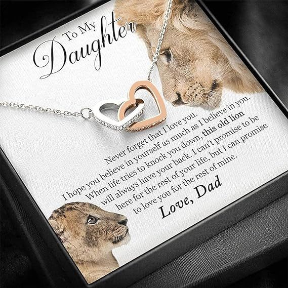 Christmas Gift To My Daughter Necklace - Daughter Gifts From Dad