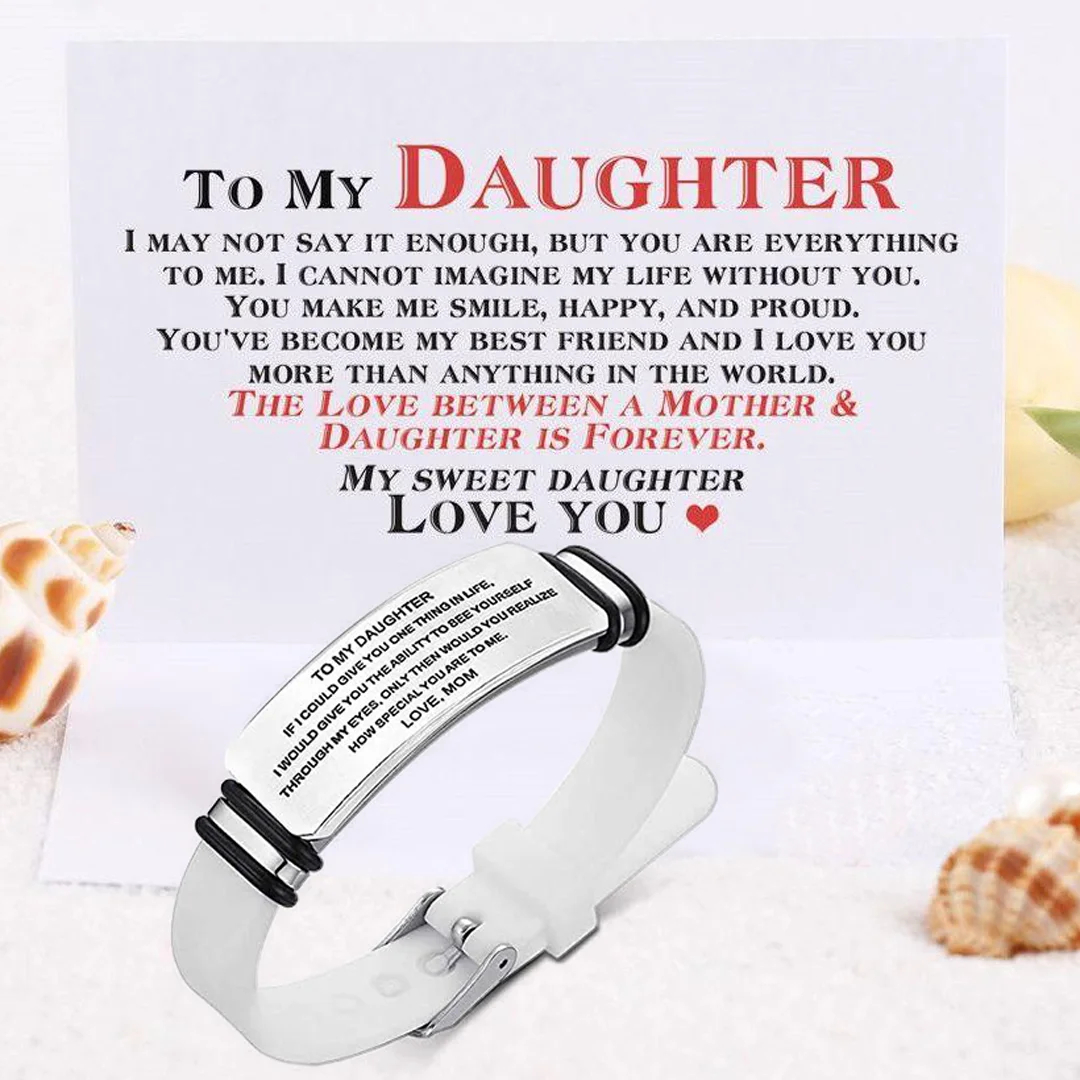 To My Daughter Cuff Bracelet Gift "How Special You Are To Me."