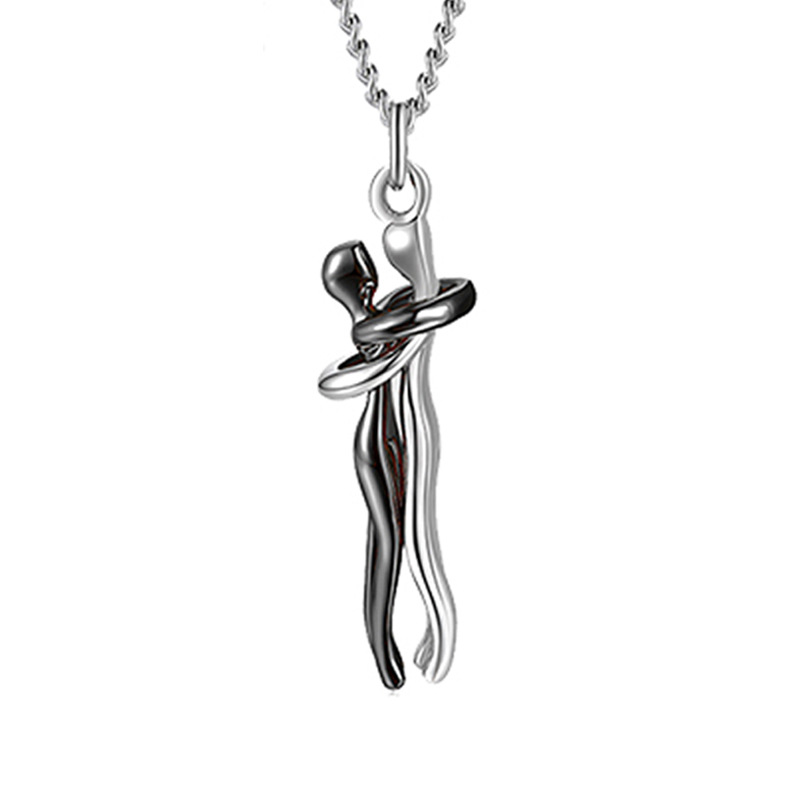 New Couple Hug Necklace Love Style Necklace
