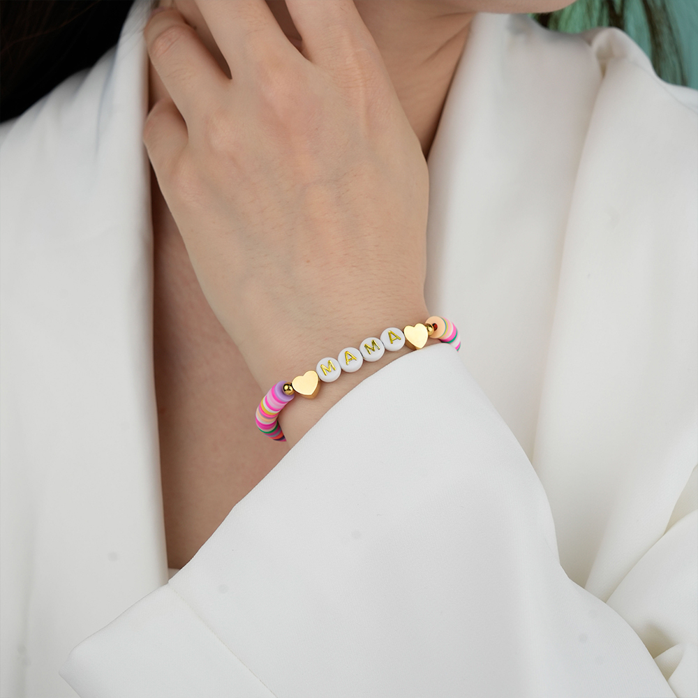 Christmas Gift Dopamine Colorful Earring and Bracelet