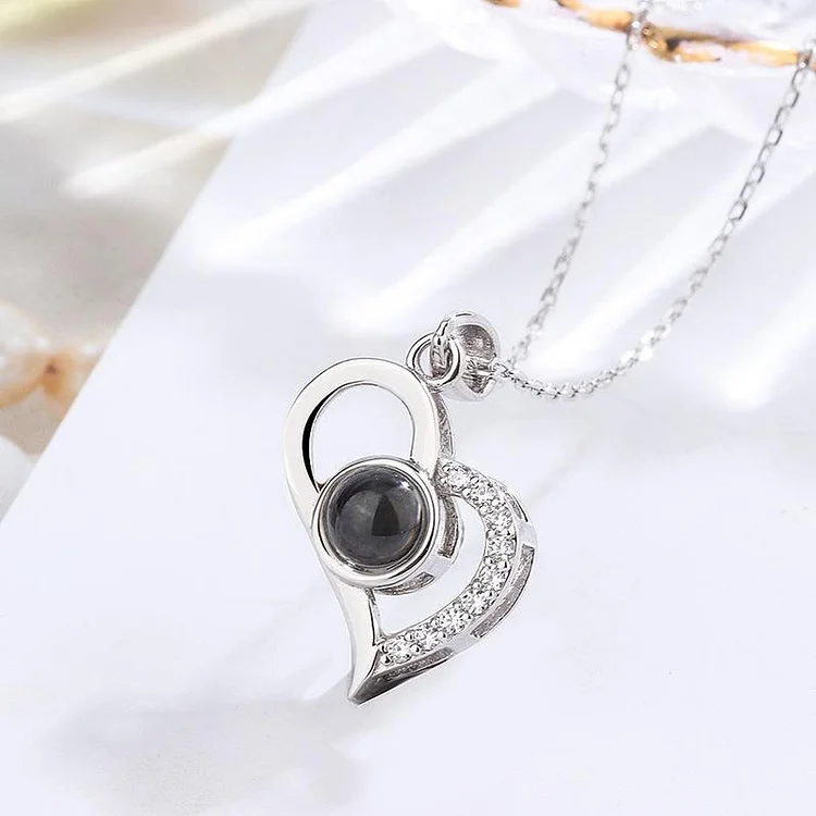 I Love You in 100 Languages Creative Heart Necklace