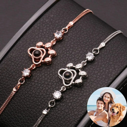 Personalized Pet Photo Bracelet Photo Projection Bracelet
