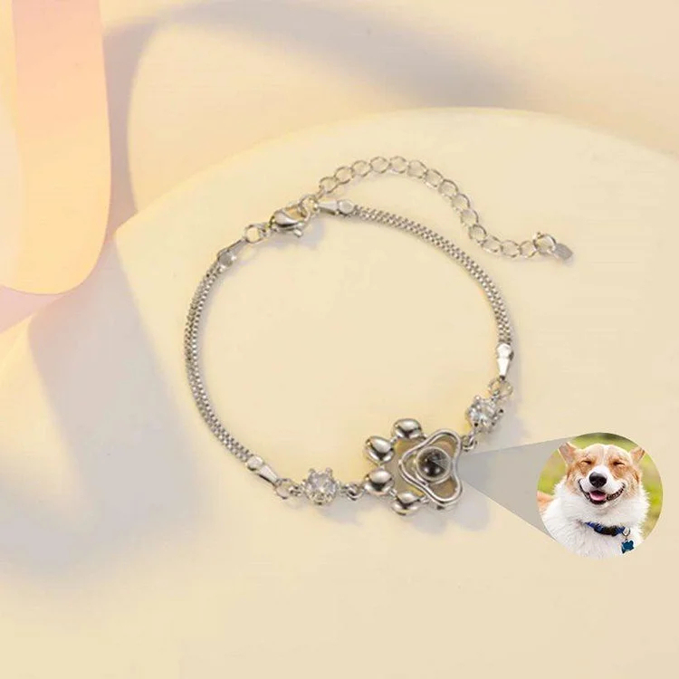 Personalized Pet Photo Bracelet Photo Projection Bracelet