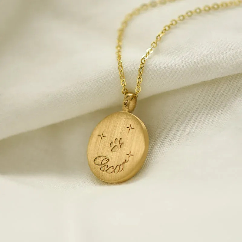 Titanium Steel Animal Necklace Vintage Pendant