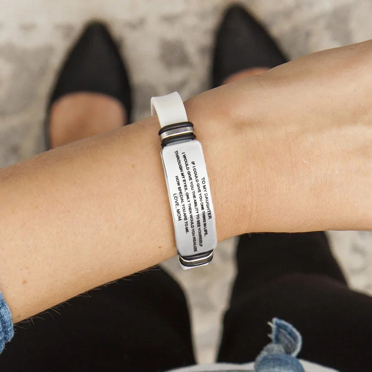 To My Daughter Cuff Bracelet Gift "How Special You Are To Me."