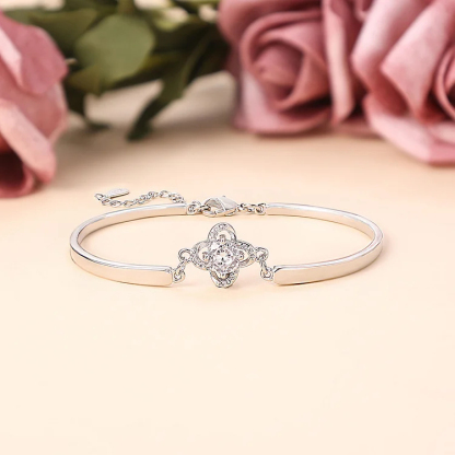 To My Daughter from Dad Love Knot Bracelet "Never Forget That I Love You"