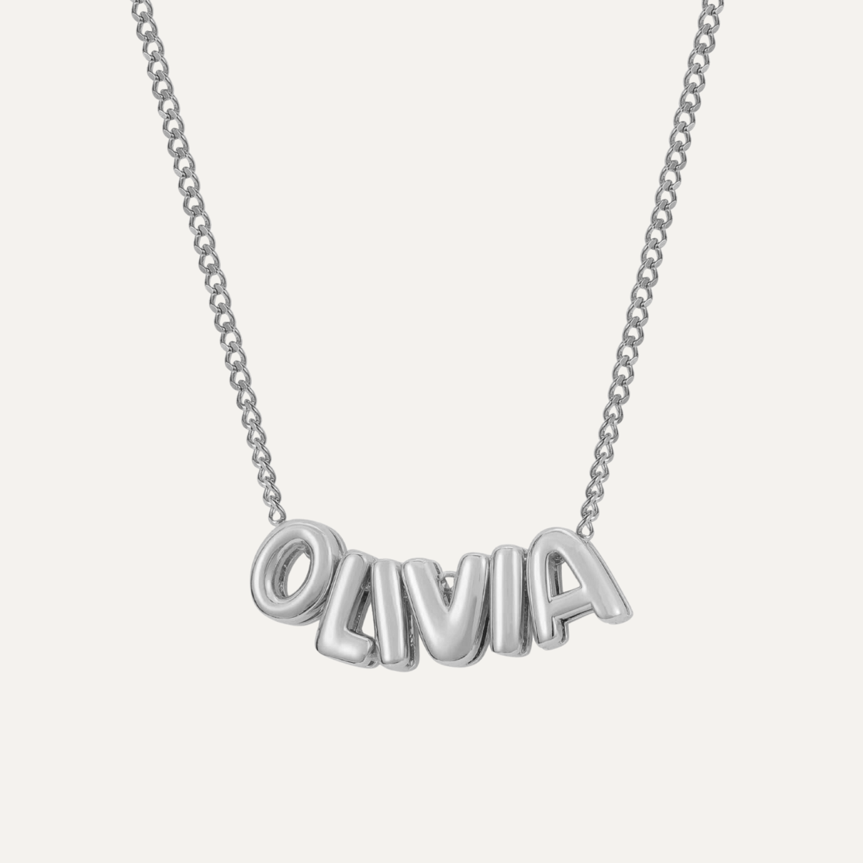 Buy 1 Get 2 FREE🎁Bubble Name Necklace