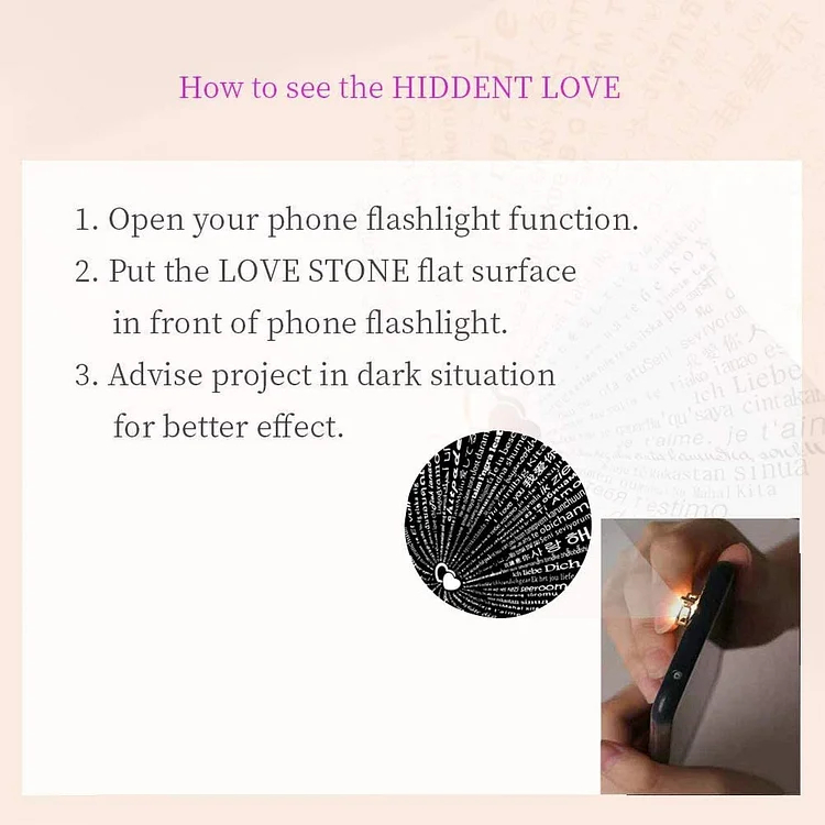 I Love You in 100 Languages Creative Heart Necklace