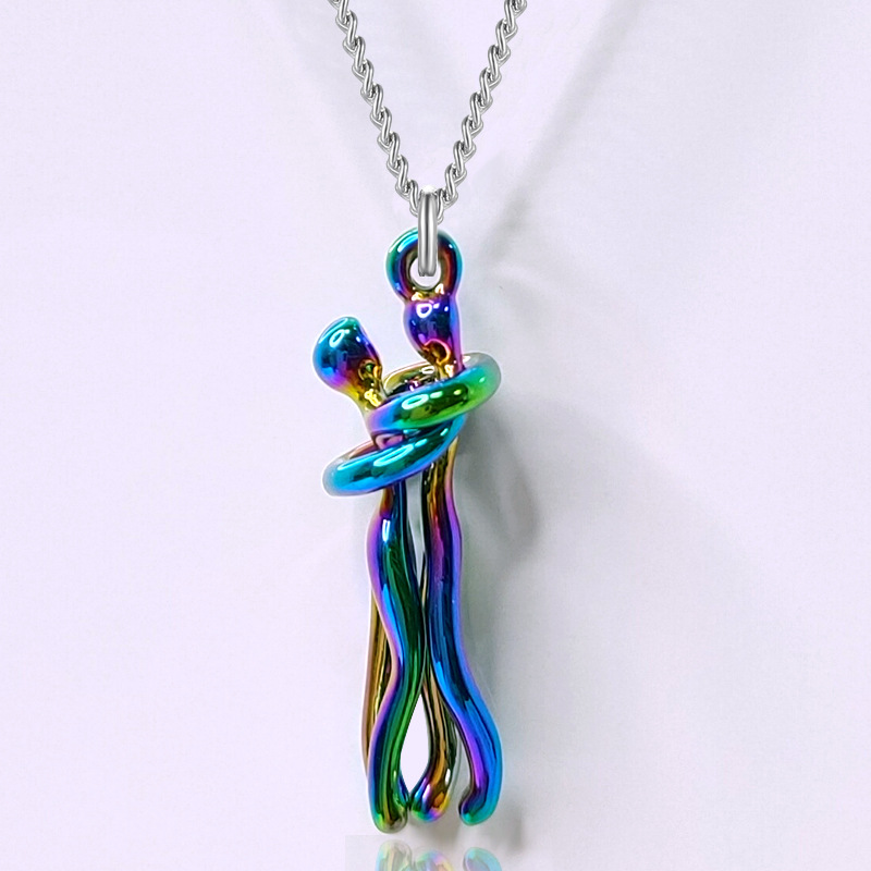 New Couple Hug Necklace Love Style Necklace