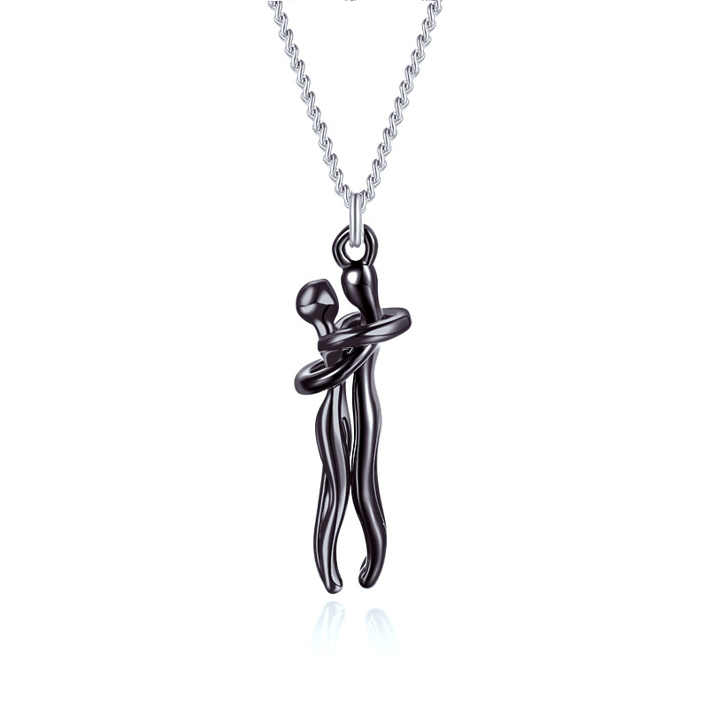 New Couple Hug Necklace Love Style Necklace