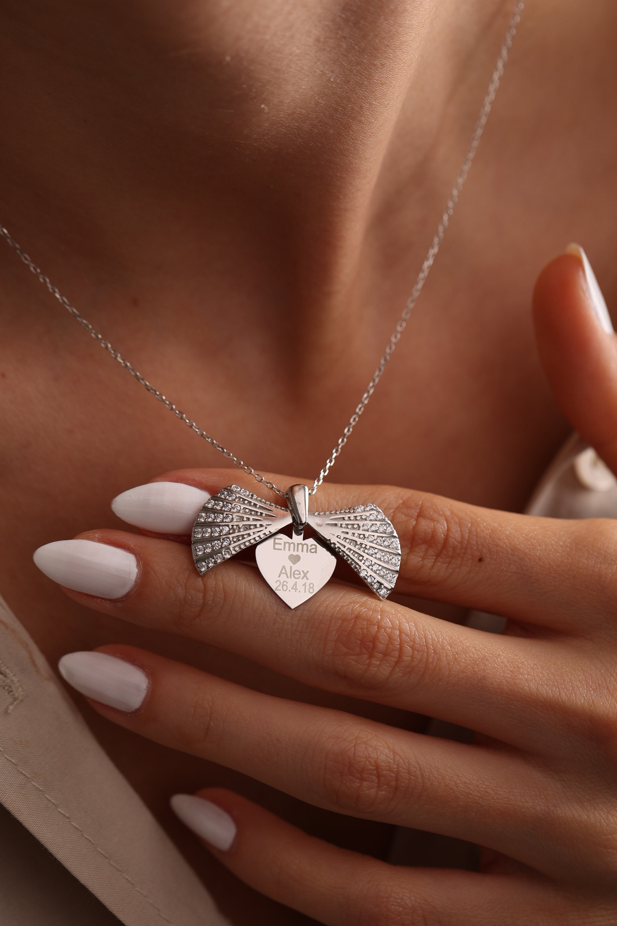 Personalized Oyster Name Necklace