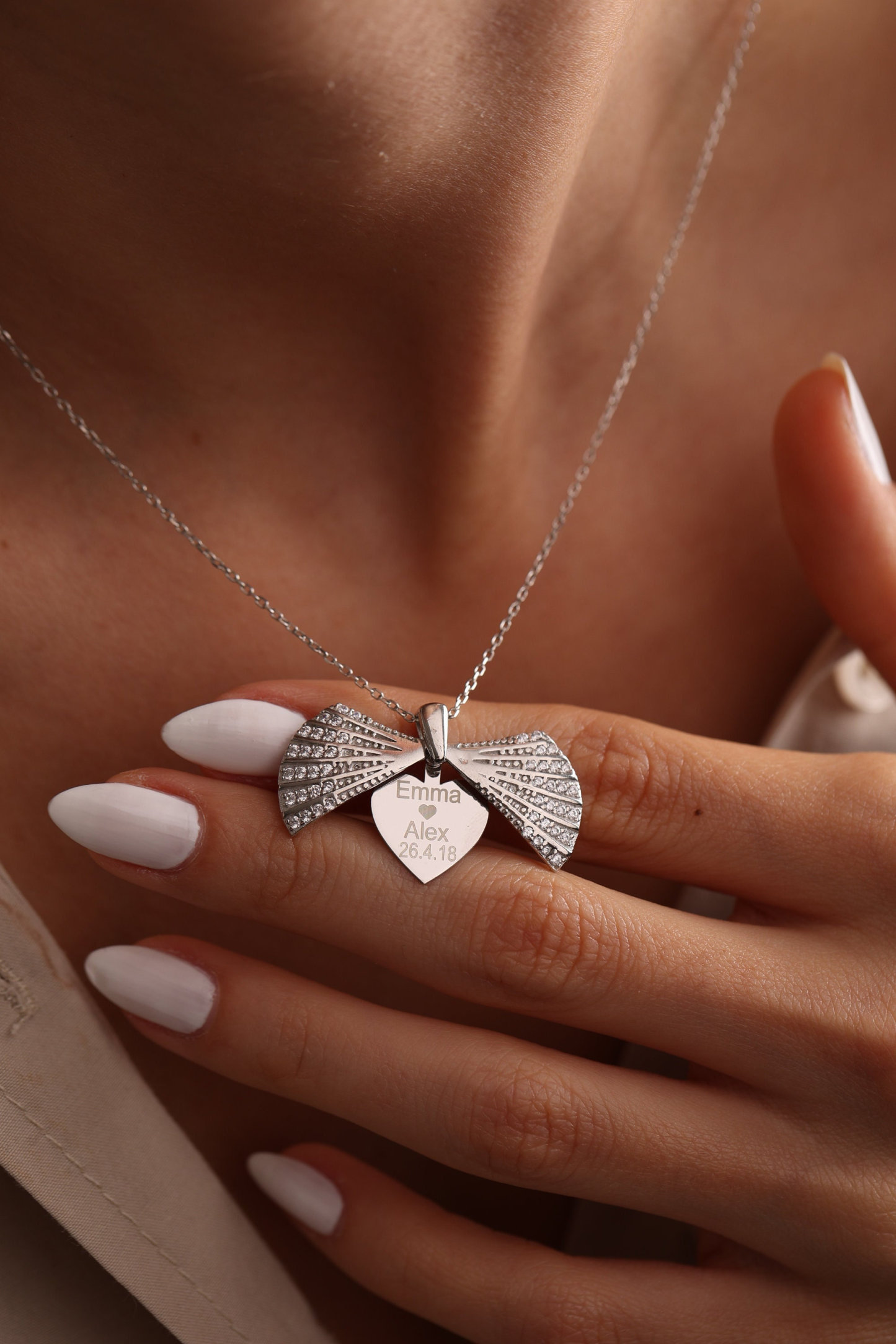 Personalized Oyster Name Necklace