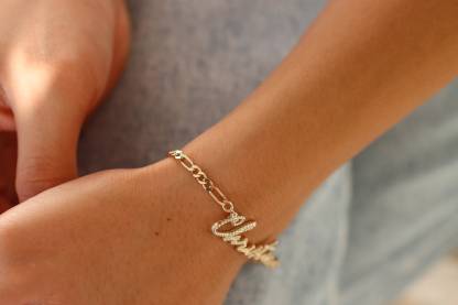 Custom Pavé Name Bracelet