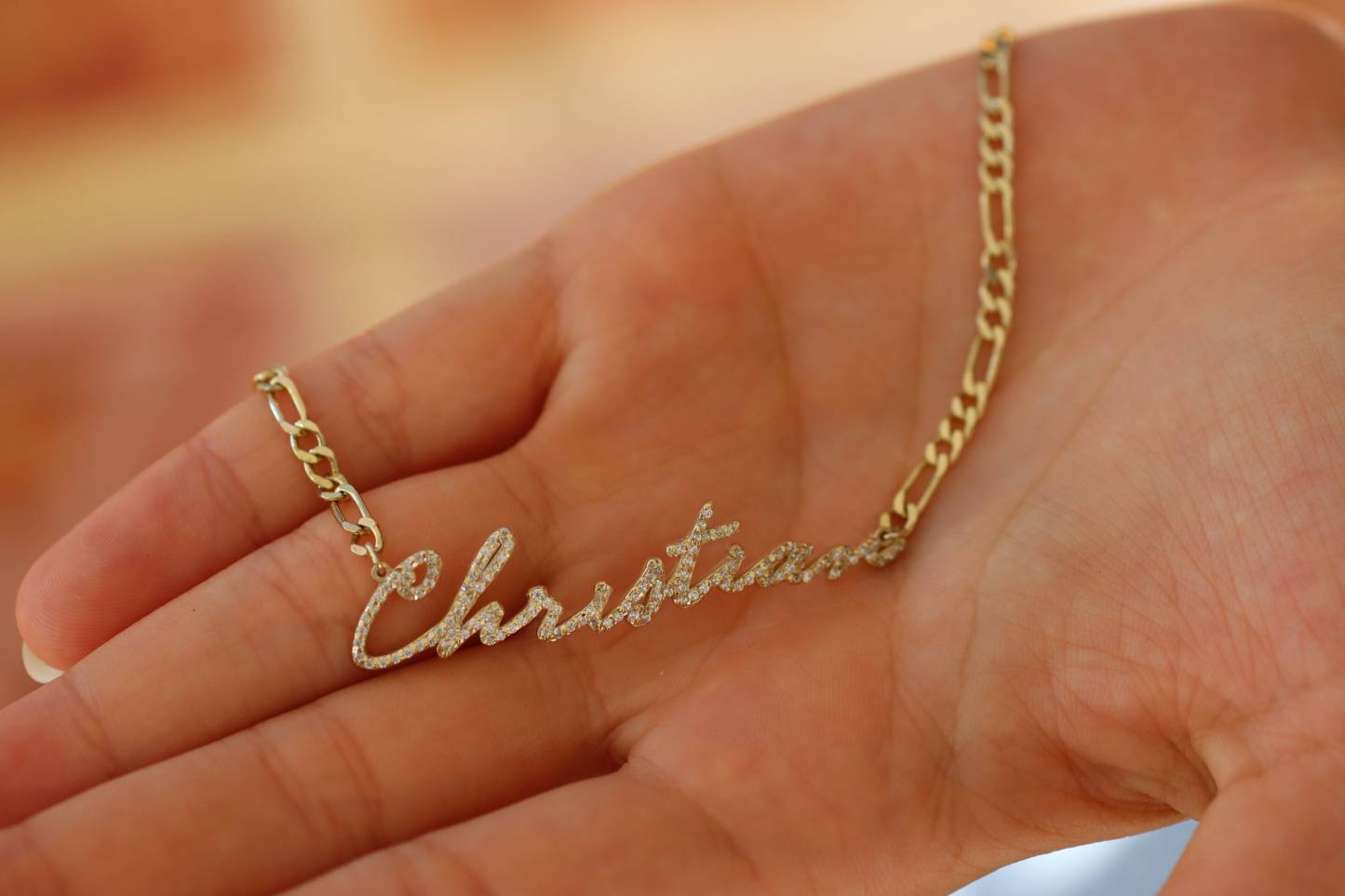 Custom Pavé Name Bracelet