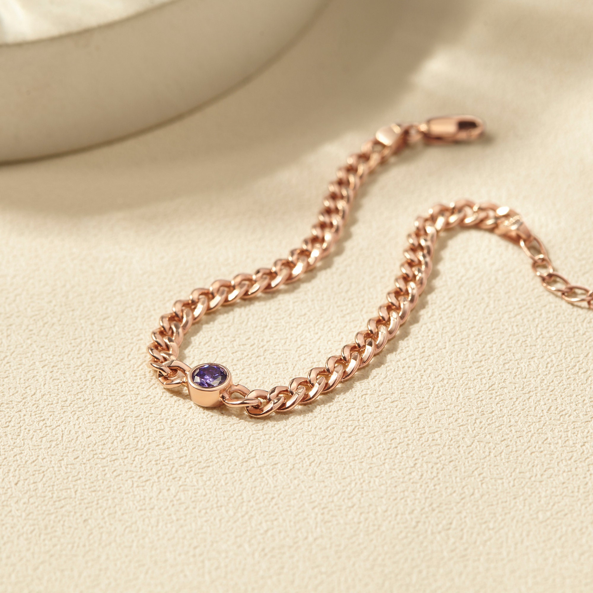 Custom Family Birthstone Bracelet for Mom