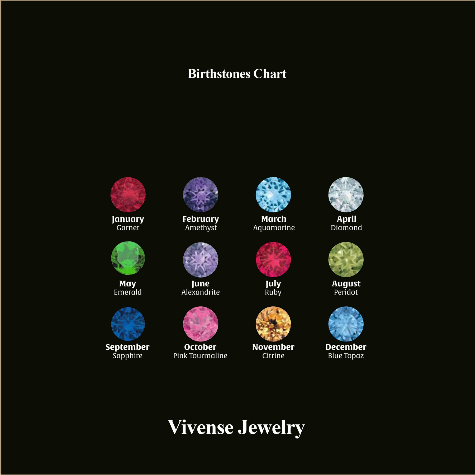 Customized Wedding Date Calendar Anniversary Necklace with Birthstone