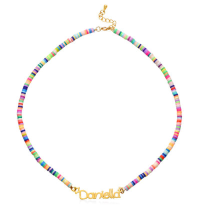 Christmas Gift Colorful Name Necklace for girls