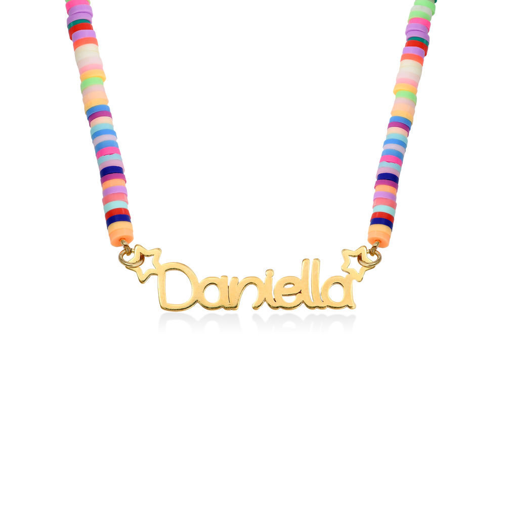 Christmas Gift Colorful Name Necklace for girls