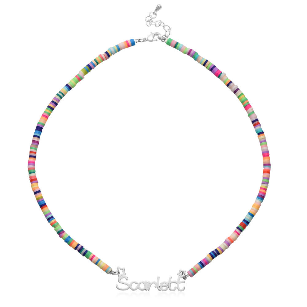 Christmas Gift Colorful Name Necklace for girls
