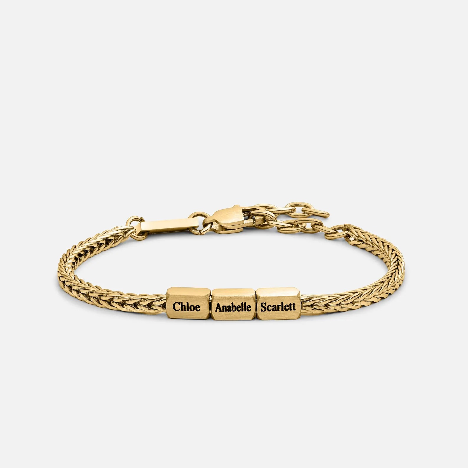 Men's Bracelet With Names Engraved