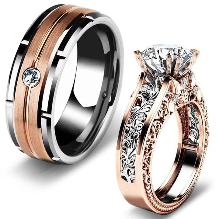 Gift Timeless Romance: Exquisite 'Pure Love' Rings