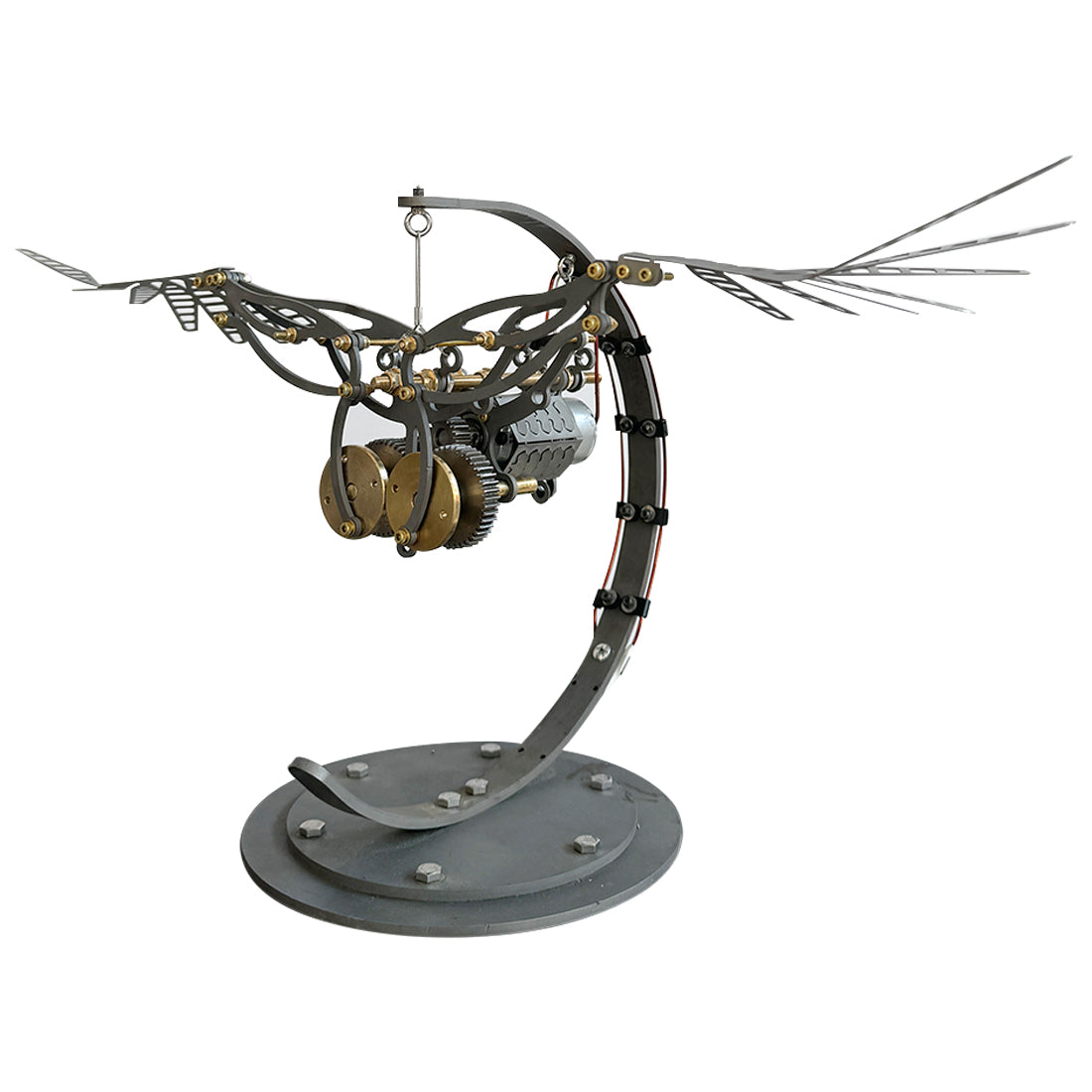 Mechanical Flying Bird Da Vinci Ornithopter Flying Machine 3D Metal Model