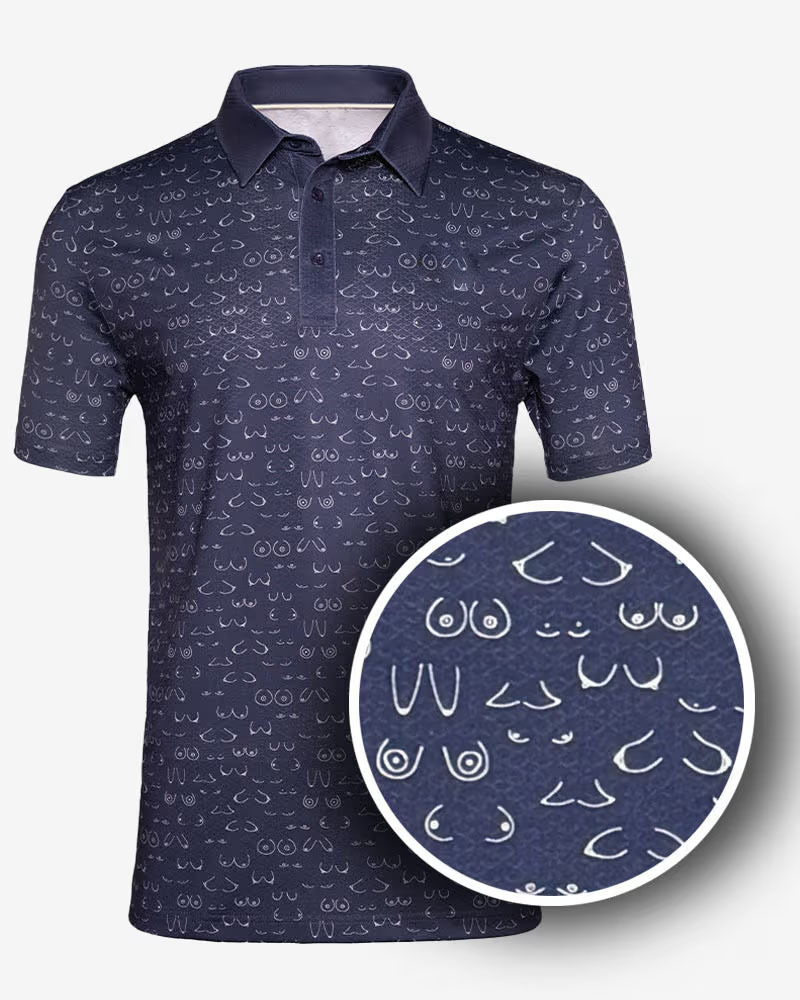 Midnight Cool Golf Polo Shirt