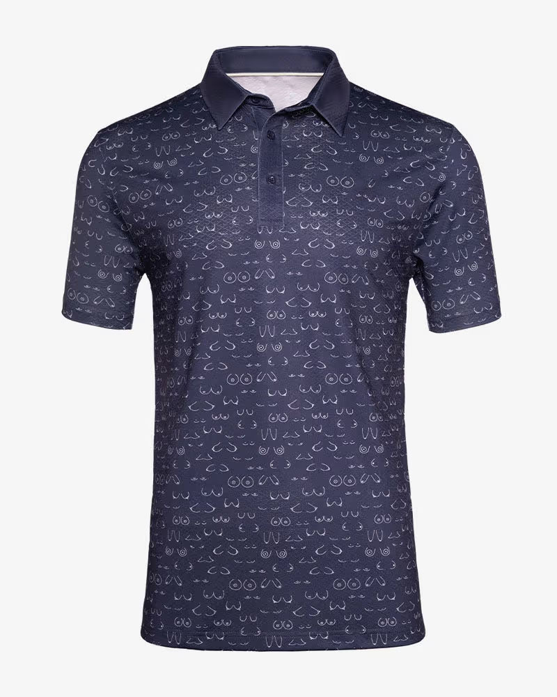 Midnight Cool Golf Polo Shirt